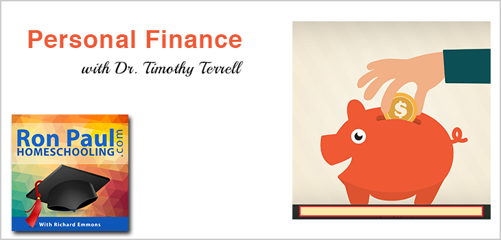 Personal Finance Lesson 1 with Dr. Timothy Terrell